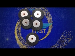 66.891.006 أجزاء آلة طباعة عجلات الفرشاة الصلبة السوداء الدائرية 6x60mm 8x60mm