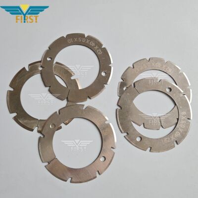 شفرات قطع آلة طي Heidelberg-Stahl في الفولاذ الأبيض - خيارات على شكل U وشكل V لمقاومة التآكل