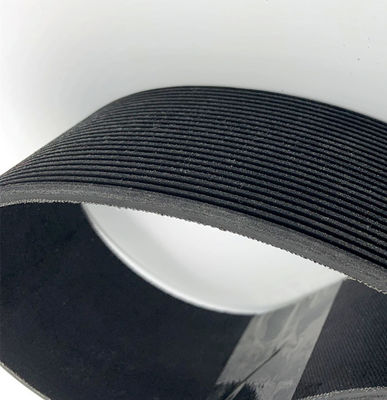 أسود 00.270.0057 قطع غيار ماكينة طباعة أوفست عالية الدقة بحزام مضلع على شكل حرف V