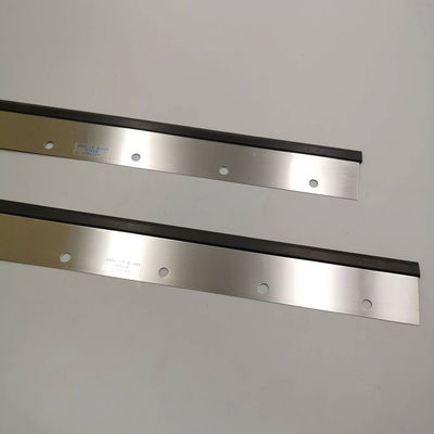 شفرة غسيل مطاطية فضية اللون 11 ثقوب Roland 1100x65x0.5mm Heidelberg Press Parts