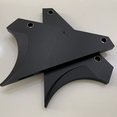 اللون الرمادي الداكن لوحة النهاية لـ Roland 700 مسحة قناة نهاية الكتل 160x85mm جزء آلة الطباعة
