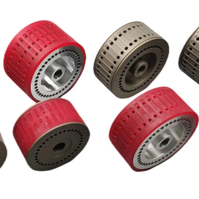 عجلة شفط مطاطية STAHL قابلة للطي أجزاء آلة هايدلبرغ Stahlfolder اللون الأحمر