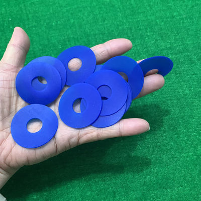 38x15x0.8mm اللون الأزرق مصاص مطاطي مسطح لآلات الطباعة المضادة لأجزاء بديلة