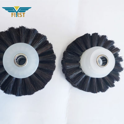 عجلة فرشاة سوداء 60 * 8.5 * 35 مم لقطع غيار آلة طباعة KBA