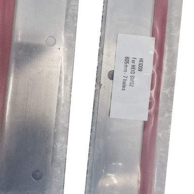 الأشعة فوق البنفسجية G2.010.502 طابعة هايدلبرغ SM52 PM52 غسل الشفرة 605x46x0.5mm 7 ثقوب