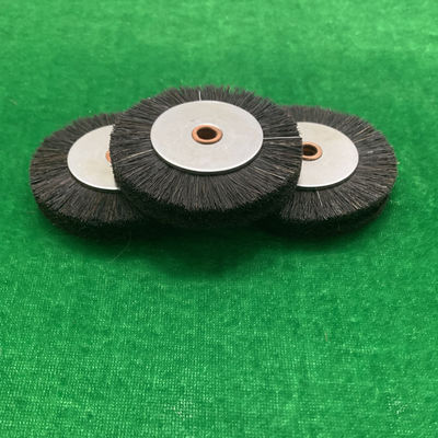 6 * 40mm فرشاة صلبة عجلة الطابعة آلة تغذية فرشاة مع البلاستيك الراقية لفترة طويلة من الاستخدام