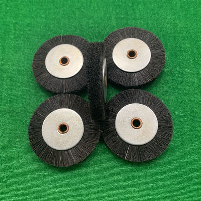 6 * 40mm فرشاة صلبة عجلة الطابعة آلة تغذية فرشاة مع البلاستيك الراقية لفترة طويلة من الاستخدام