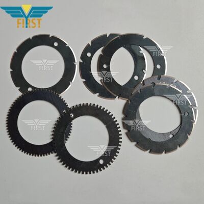 شفرات قطع فولاذية زرقاء مستوردة لآلات الطي هايدلبرغ، خيارات شفرات على شكل حرف U وشفرات على شكل حرف V