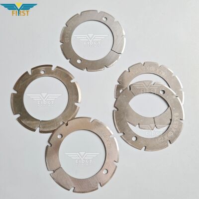 شفرات قطع آلة طي Heidelberg-Stahl في الفولاذ الأبيض - خيارات على شكل U وشكل V لمقاومة التآكل