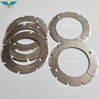 شفرات قطع آلة طي Heidelberg-Stahl في الفولاذ الأبيض - خيارات على شكل U وشكل V لمقاومة التآكل