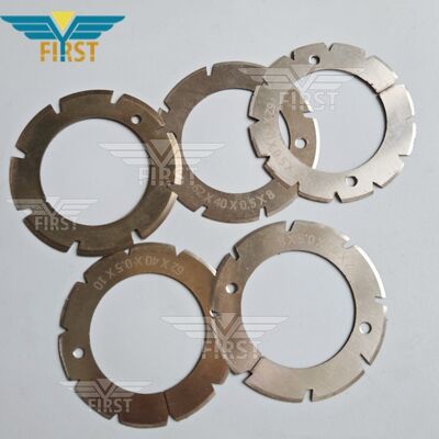 شفرات قطع آلة قابلة للطي من هايدلبرغ ستال باللون الأبيض على شكل حرف U / خيارات على شكل حرف V