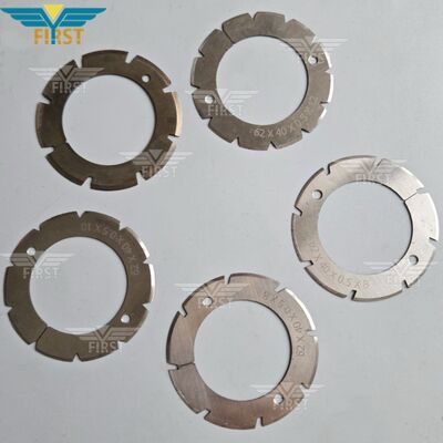 شفرات قطع آلة طي Heidelberg-Stahl في الفولاذ الأبيض - خيارات على شكل U وشكل V لمقاومة التآكل