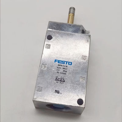 صمام الهواء FESTO 8BAR الصمام الكولينويدي الألومنيوم / النحاس / الحديد لجهاز الطباعة الضوئية