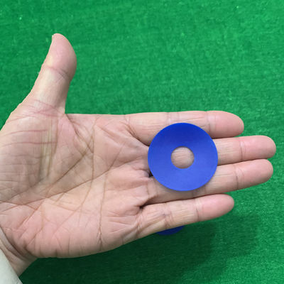 38x15x0.8mm اللون الأزرق مصاص مطاطي مسطح لآلات الطباعة المضادة لأجزاء بديلة
